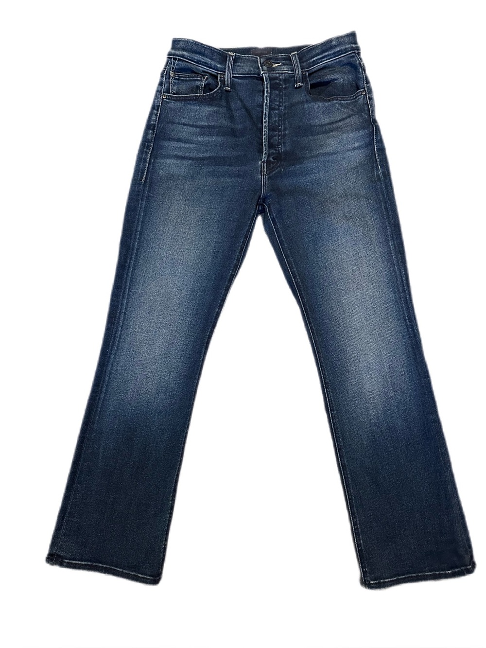 MOTHER Lil’ Tripper Ankle Jeans Size 26 Homecoming High Relaxed Kick Flare